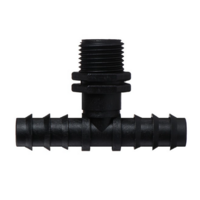 Тройник ерш-резьба-ерш 16 х 3/4 х 16 SERDRIP